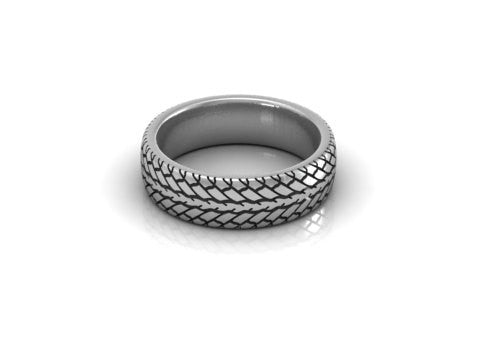 Tire Tread Ring – Garage Girls Jewelry